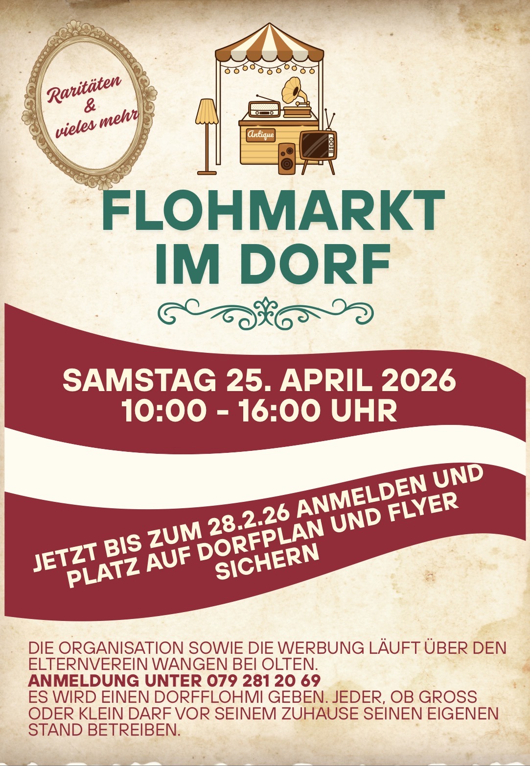Flohmarkt im Dorf